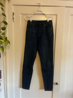 L.L. Bean Women's Slim Stretch Jeans - Dark Blue